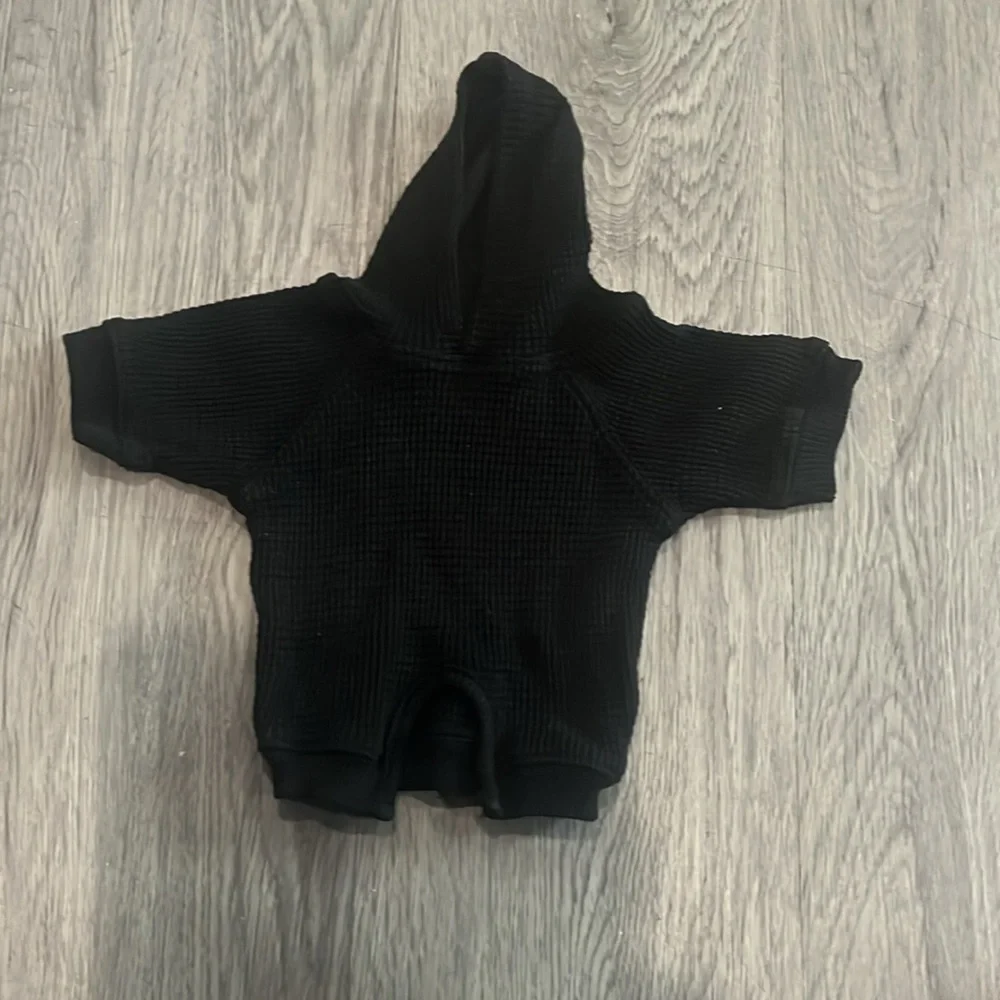 Black Hoodie with 'Bad Ass' Print